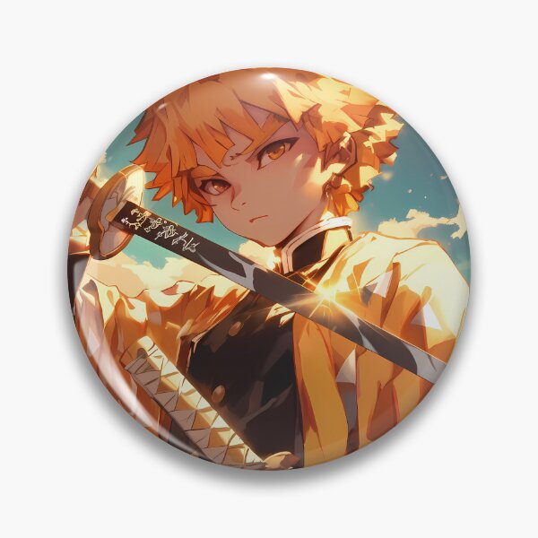 Item preview, Zenitsu Agatsuma Demon Slayer Lightning Glow Determined Hero Look designed and sold by bystudiolereve.