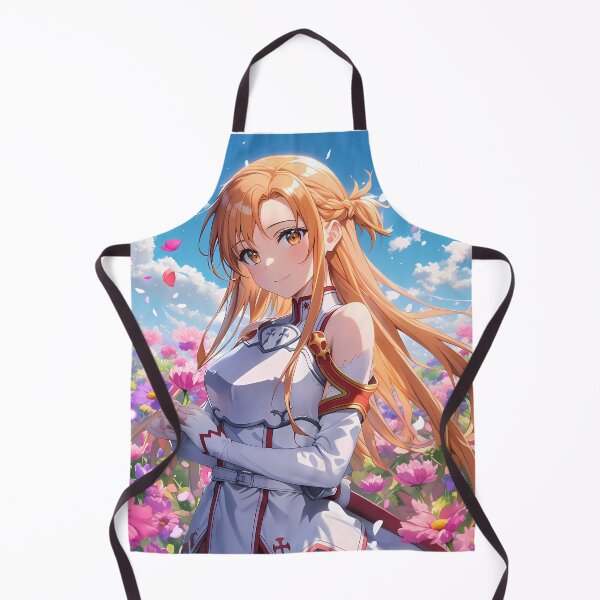 Item preview, Asuna Sword Art Online Flower Field Sunshine Waifu Portrait designed and sold by bystudiolereve.