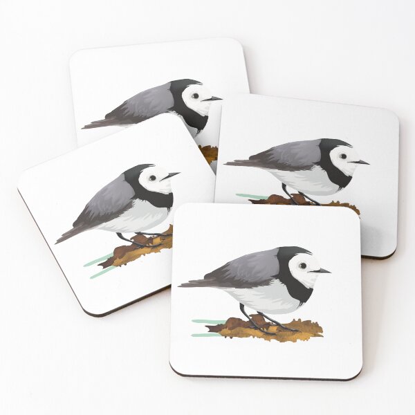 Item preview, Cute White fronted Chat Bird designed and sold by Karin Taylor.