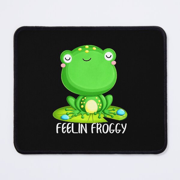 Item preview, Feelin Froggy Cute Kawaii Frog Meme Cartoon Design designed and sold by MiALopezArt.