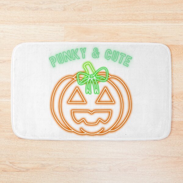 Item preview, Cute Neon Pumpkin Halloween Jack o Lantern - spooky neon designed and sold by VibranPalette.
