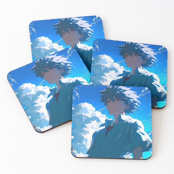 Item preview, Kaworu Nagisa Neon Genesis Evangelion Dreamy Sky Calm Aura designed and sold by bystudiolereve.
