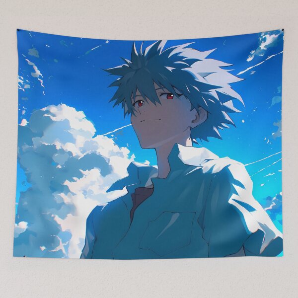 Item preview, Kaworu Nagisa Neon Genesis Evangelion Dreamy Sky Calm Aura designed and sold by bystudiolereve.