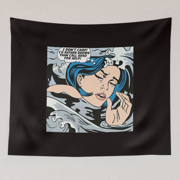Item preview, Wavy Drama Comic Panel Art designed and sold by VanguardSkull.