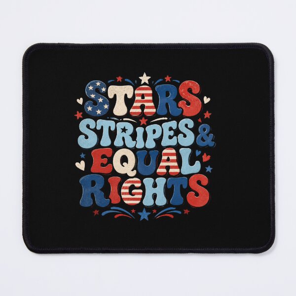 Item preview, Stars Stripes And Equal Rights Patriotic Independence Day Design designed and sold by Osstaramilua.