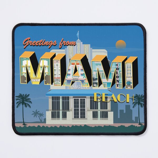 Item preview, Greetings From Miami  designed and sold by alicemwolf.