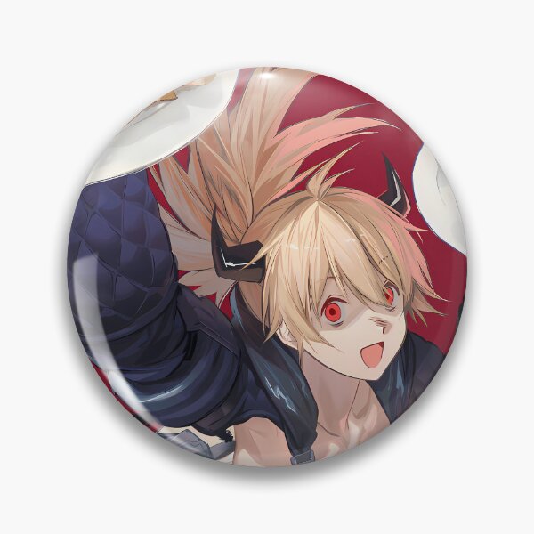Item preview, Nikaido Dorohedoro Dumpling Delivery With Red Background Charm designed and sold by PMartistStudio.