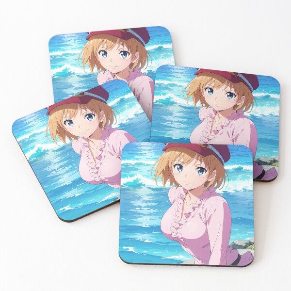 Item preview, Koala One Piece Blue Ocean Pink Ruffle Smile designed and sold by PMartistStudio.