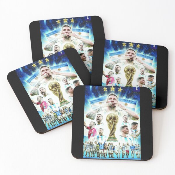 Item preview, Lionel Messi Argentina FIFA World Cup Champion 3x Times designed and sold by Soceitiz.