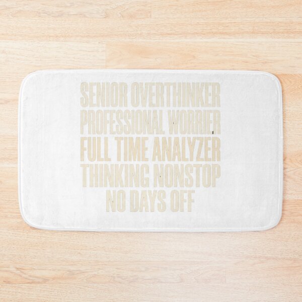 Item preview, Senior Overthinker Funny Streetwear Overthinking Humor Shirt designed and sold by Egyptian king ⭐⭐⭐⭐⭐.