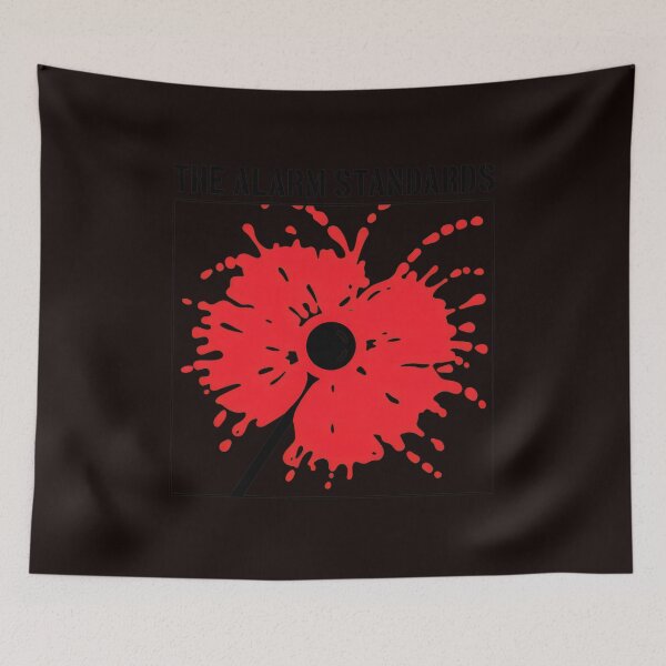 Item preview, Red Splatter Flower Band Emblem Piece designed and sold by DotDedi.