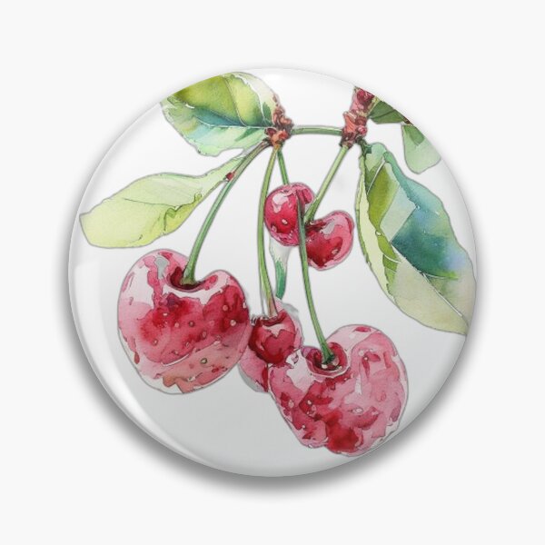 Item preview, Cherry Coquette Watercolor Illustration Design designed and sold by Shadow-Stone.