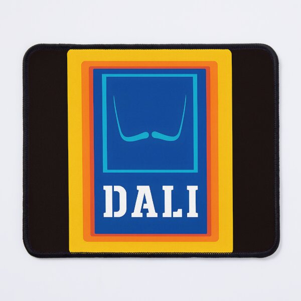 Item preview, Dali Mustache Grocer Logo designed and sold by DotDedi.