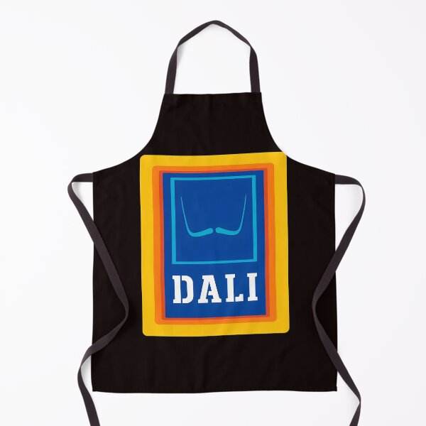Item preview, Dali Mustache Grocer Logo designed and sold by DotDedi.