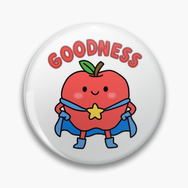 Item preview, Fruit of the Spirit Goodness Cute Hero Apple Graphic designed and sold by OHSHALOM.