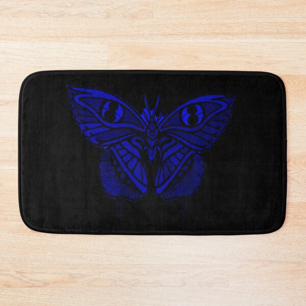 Item preview, Neo Traditional Tattoo Blue Darkwork Moth designed and sold by Ideniquo.