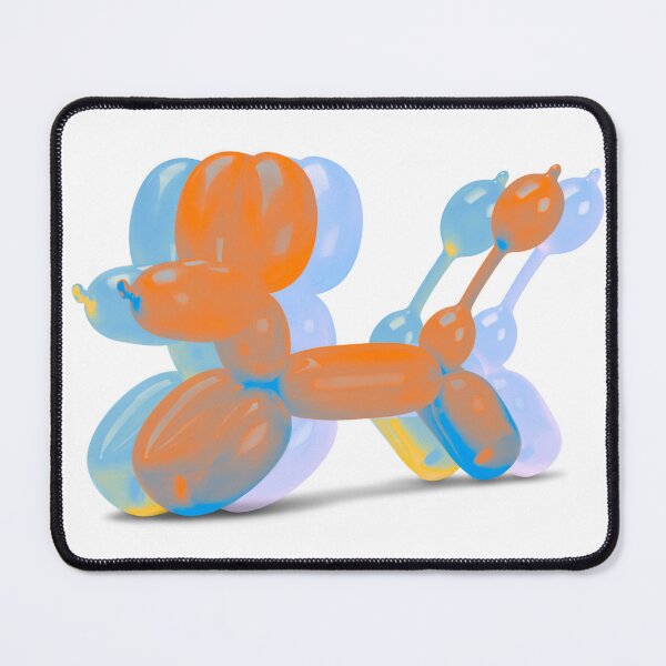Item preview, Glossy Orange and Blue Balloon Dog Trio designed and sold by shaescreations1.
