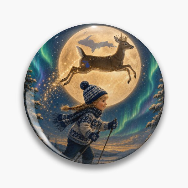 Item preview, Cross Country Ski Michigan designed and sold by FreshWaterWares.