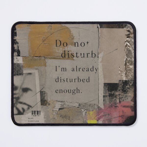 Item preview, Disturbed Typography Quote Art designed and sold by tmoca.
