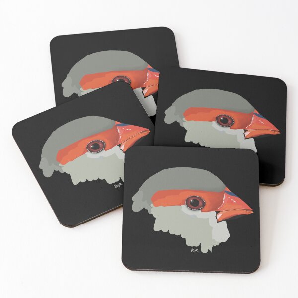Item preview, Red browed Finch Australian Native Bird designed and sold by Karin Taylor.