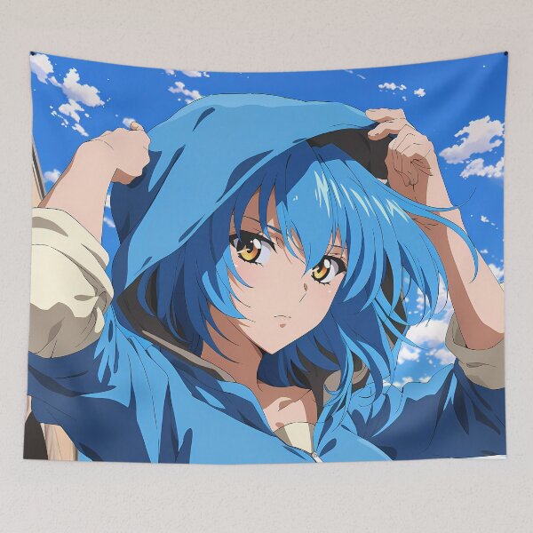 Item preview, Xenovia Quarta High School Dxd Blue Hair Hoodie Under Blue Sky designed and sold by bystudiolereve.