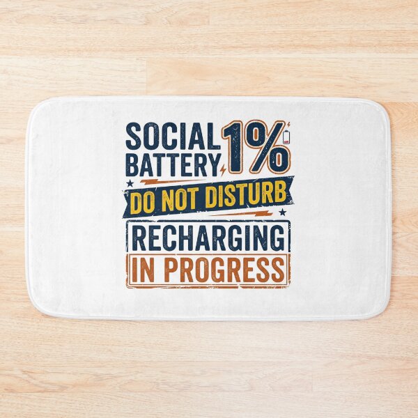 Item preview,  Social Battery 1 Percent Funny Introvert Retro T-Shirt designed and sold by Egyptian king ⭐⭐⭐⭐⭐.