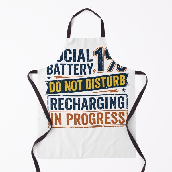 Item preview, Social Battery 1 Percent Funny Introvert Retro T-Shirt designed and sold by Egyptian king ⭐⭐⭐⭐⭐.