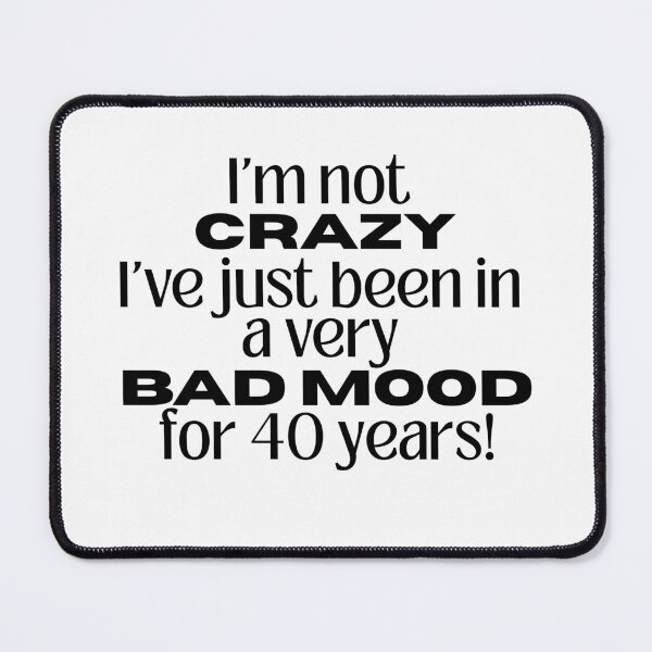 Item preview, I'm not crazy! designed and sold by Whimsy Avenue.