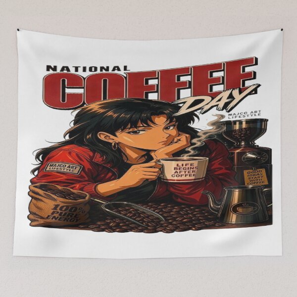 Item preview, National Coffee Day  designed and sold by MAJCO-ART.