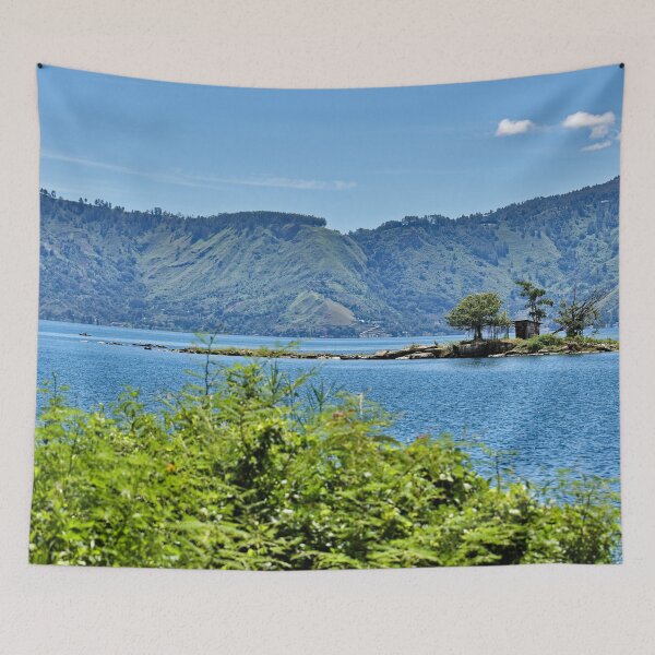 Item preview, Azure horizon over Lake Toba designed and sold by franck380.
