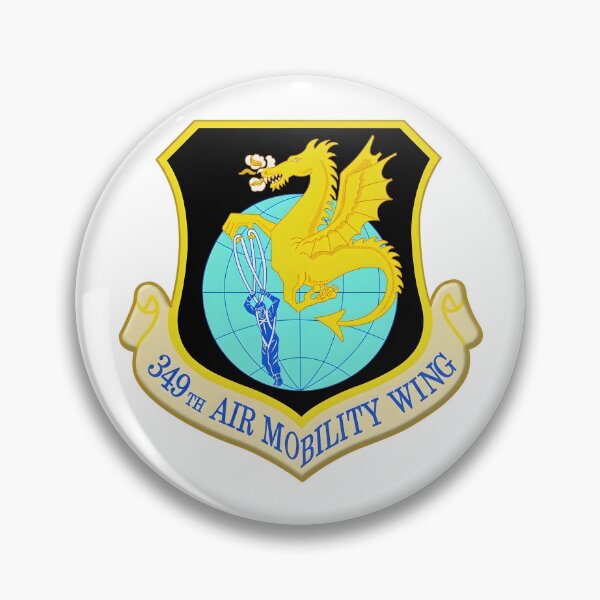 Item preview, 349th Air Mobility Wing Military Insignia designed and sold by CharlieDesings.