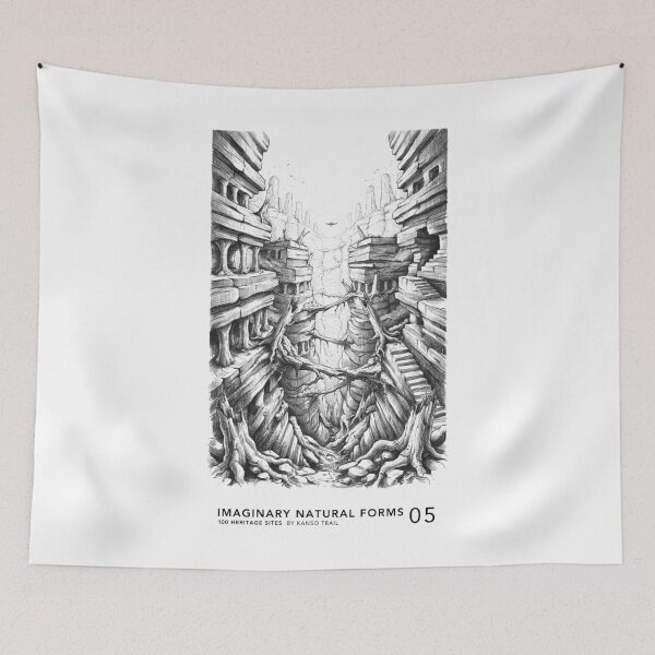Item preview, IMAGINARY NATURAL FORMS — 100 HERITAGE SITES 05 designed and sold by KansoTrail.