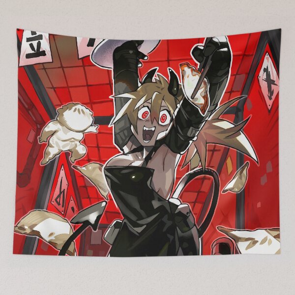 Item preview, Nikaido Dorohedoro Red Kitchen Rush With Dumpling Mischief designed and sold by MicaheHaffner.