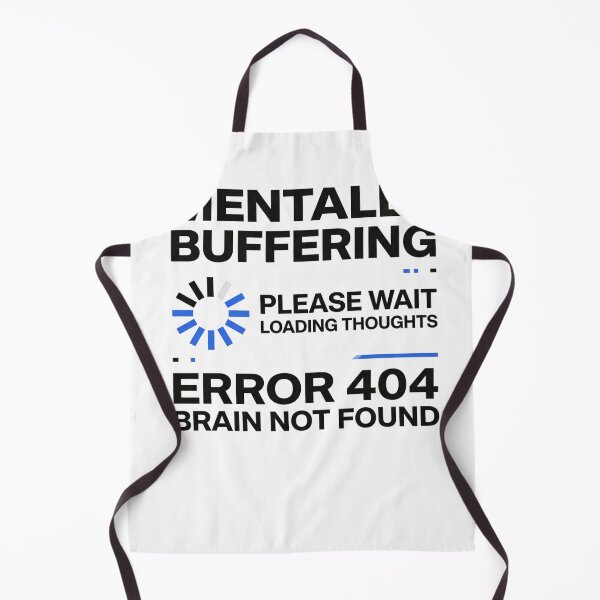 Item preview, Mentally Buffering Funny Loading Brain Humor T-Shirt designed and sold by Egyptian king ⭐⭐⭐⭐⭐.