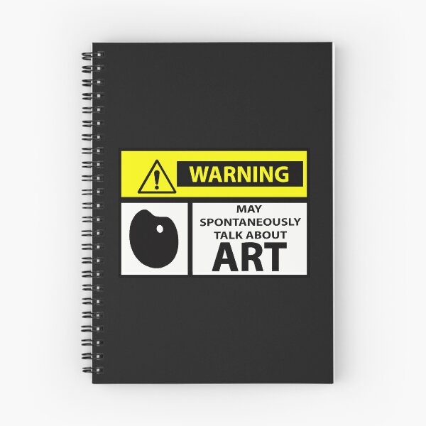 Artikelvorschau, Warnung: Kann spontan über Kunst sprechen. Künstlerhumor entworfen und verkauft von MagpieSprings.