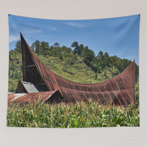 Item preview, Traditional Batak roof in the fields designed and sold by franck380.