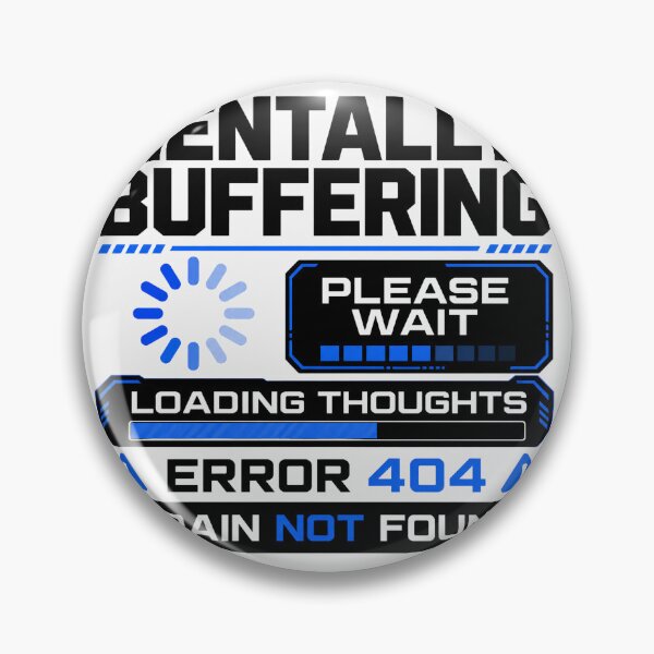 Item preview, Mentally Buffering Funny Loading Brain Humor T-Shirt designed and sold by Egyptian king ⭐⭐⭐⭐⭐.