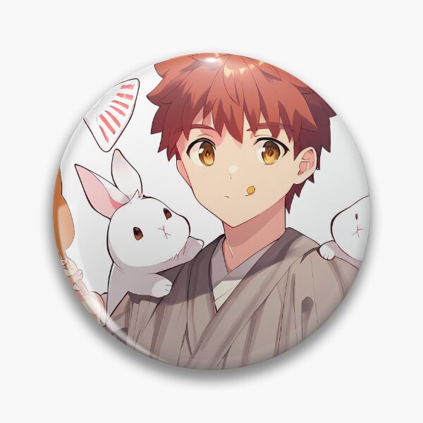 Item preview, Shirou Emiya Fate Stay Night Rabbit Festival Charm designed and sold by MicaheHaffner.