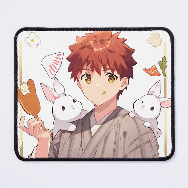 Item preview, Shirou Emiya Fate Stay Night Rabbit Festival Charm designed and sold by MicaheHaffner.