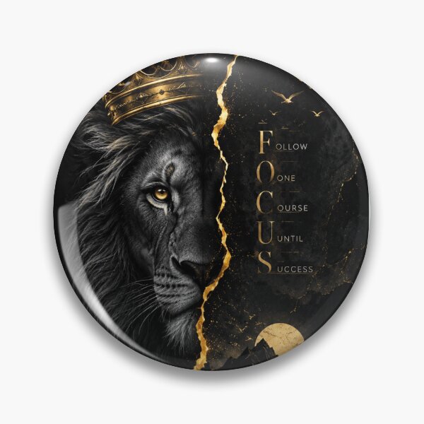 Item preview, Focus and strength through golden cracks designed and sold by AmbiM.