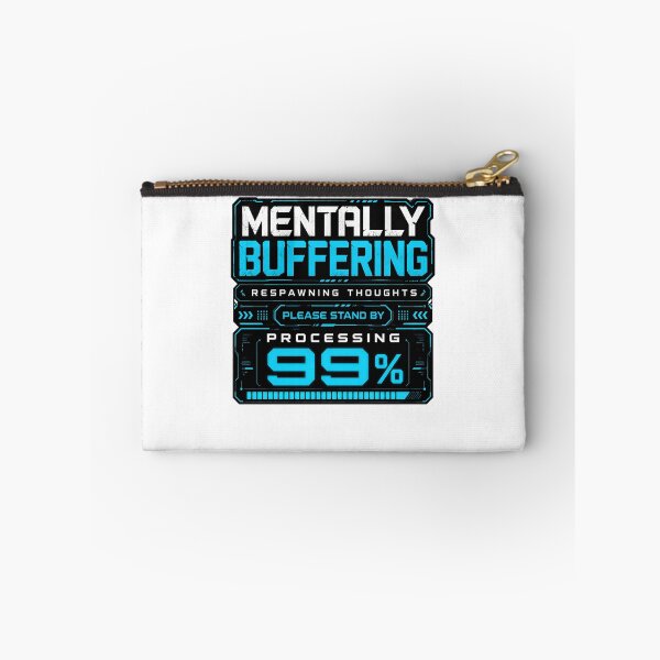 Item preview, Mentally Buffering Gaming Humor Funny Loading T-Shirt designed and sold by Egyptian king ⭐⭐⭐⭐⭐.