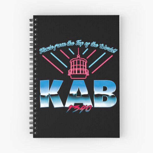 Item preview, The Fog KAB 1340 Radio Neon 80s Retrowave designed and sold by Power Up Prints.