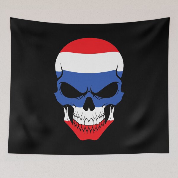 Item preview, Thai Skull Flag designed and sold by JeffBartels.