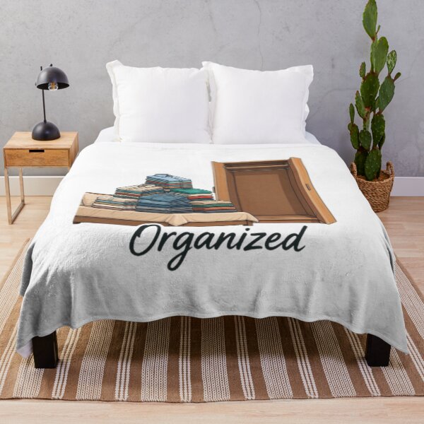 Item preview, Funny Organized Clothes Meme Neat Bed Empty Wardrobe designed and sold by Northern Glow Art.