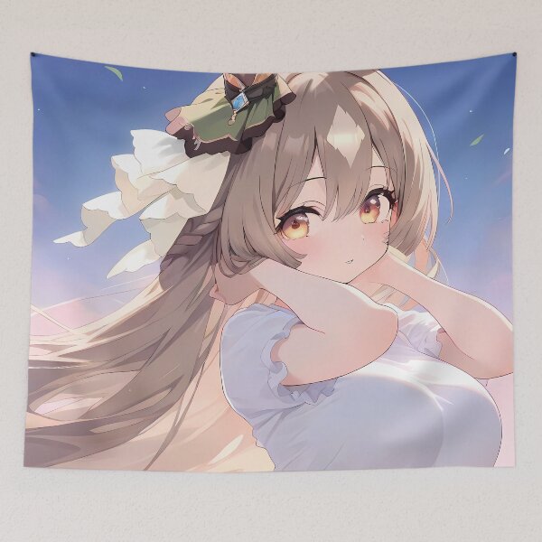 Item preview, Satono Diamond Uma Musume Pretty Derby White Dress Sunset Gaze designed and sold by MicaheHaffner.