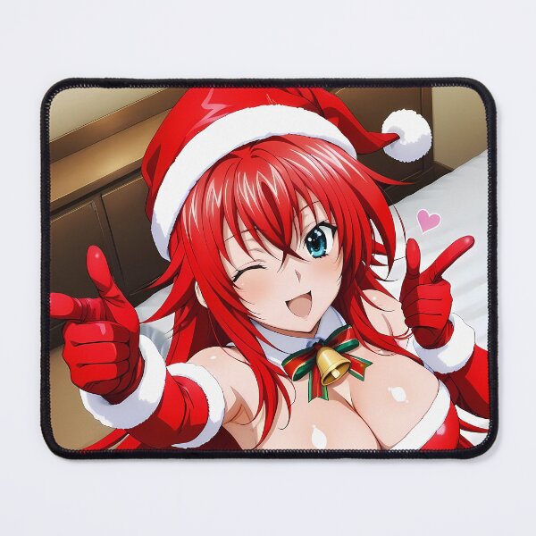 Item preview, Rias Gremory High School DxD Santa Pose Anime Girl designed and sold by MicaheHaffner.