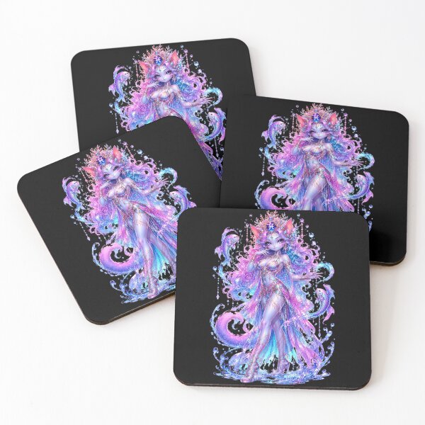 Item preview, Emily the Cosmic Cat - Pisces Zodiac Sign designed and sold by ChaEmm_Studio.