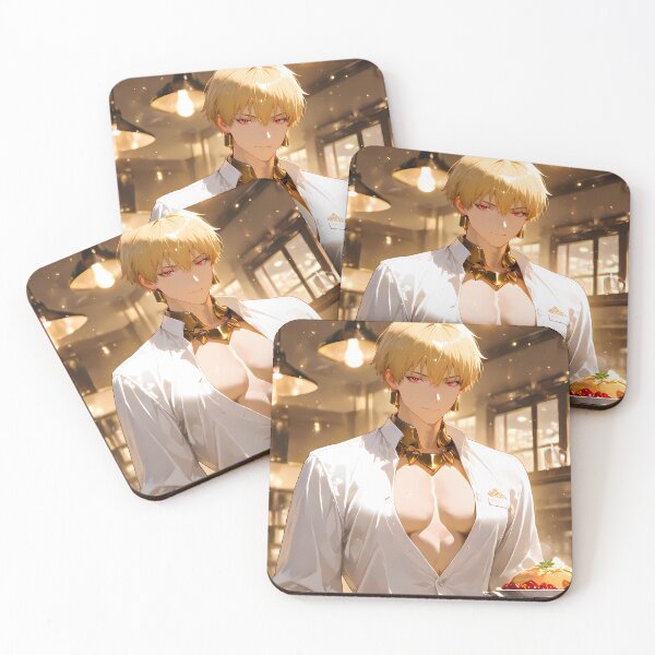 Item preview, Gilgamesh Fate Stay Night Cafe Server Glow designed and sold by MicaheHaffner.