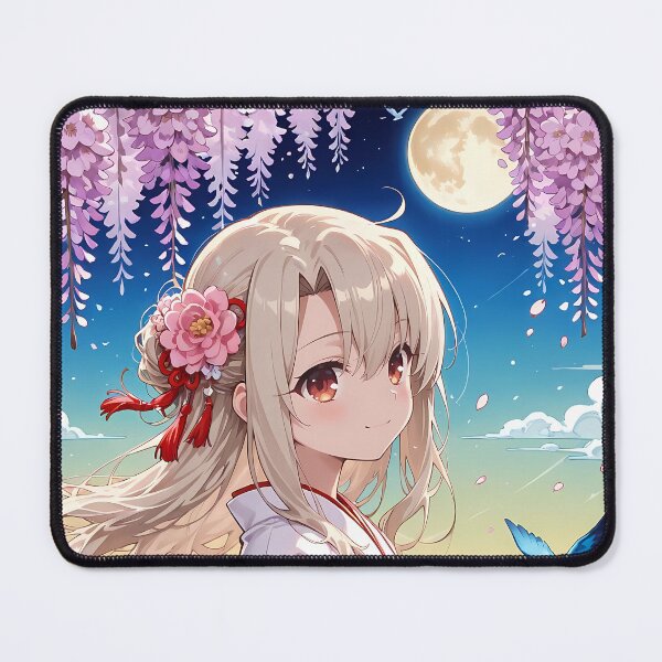 Item preview, Illyasviel von Einzbern Fate Stay Night Moonlit Sakura Kimono designed and sold by MicaheHaffner.