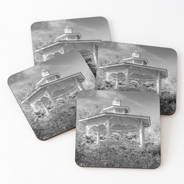Item preview, Black And White Gazebo Photograph designed and sold by NatSullivanArt.